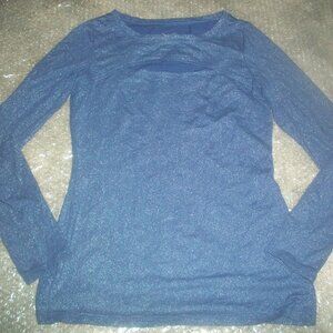 womens keyhole neck glitter blouse. Sexy. EXPRESS.size small